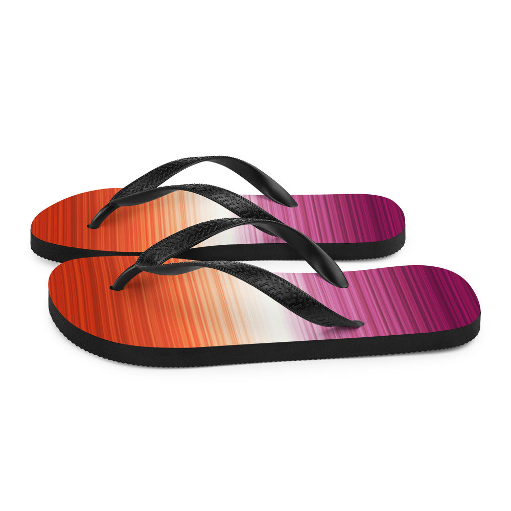 Lesbian Gradient Flip Flops - The Inclusive Collective